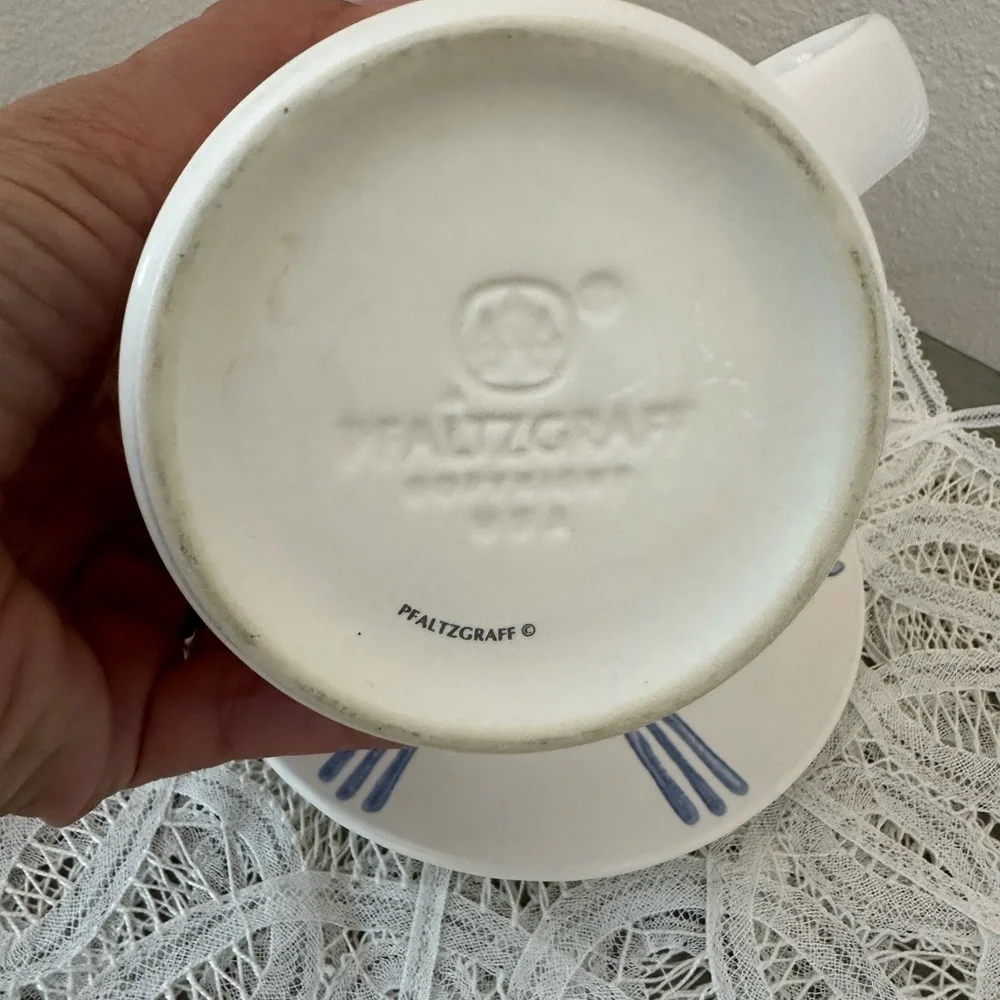 Pfaltzgraff USA BONNIE BRAE Cup & Saucer Set Farmhouse cottagecore kitchen